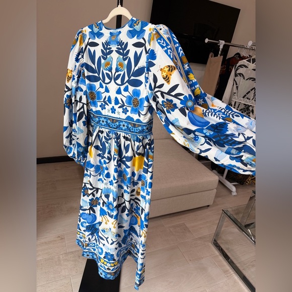 FARM RIO Floral cotton maxi dress - Picture 8 of 12